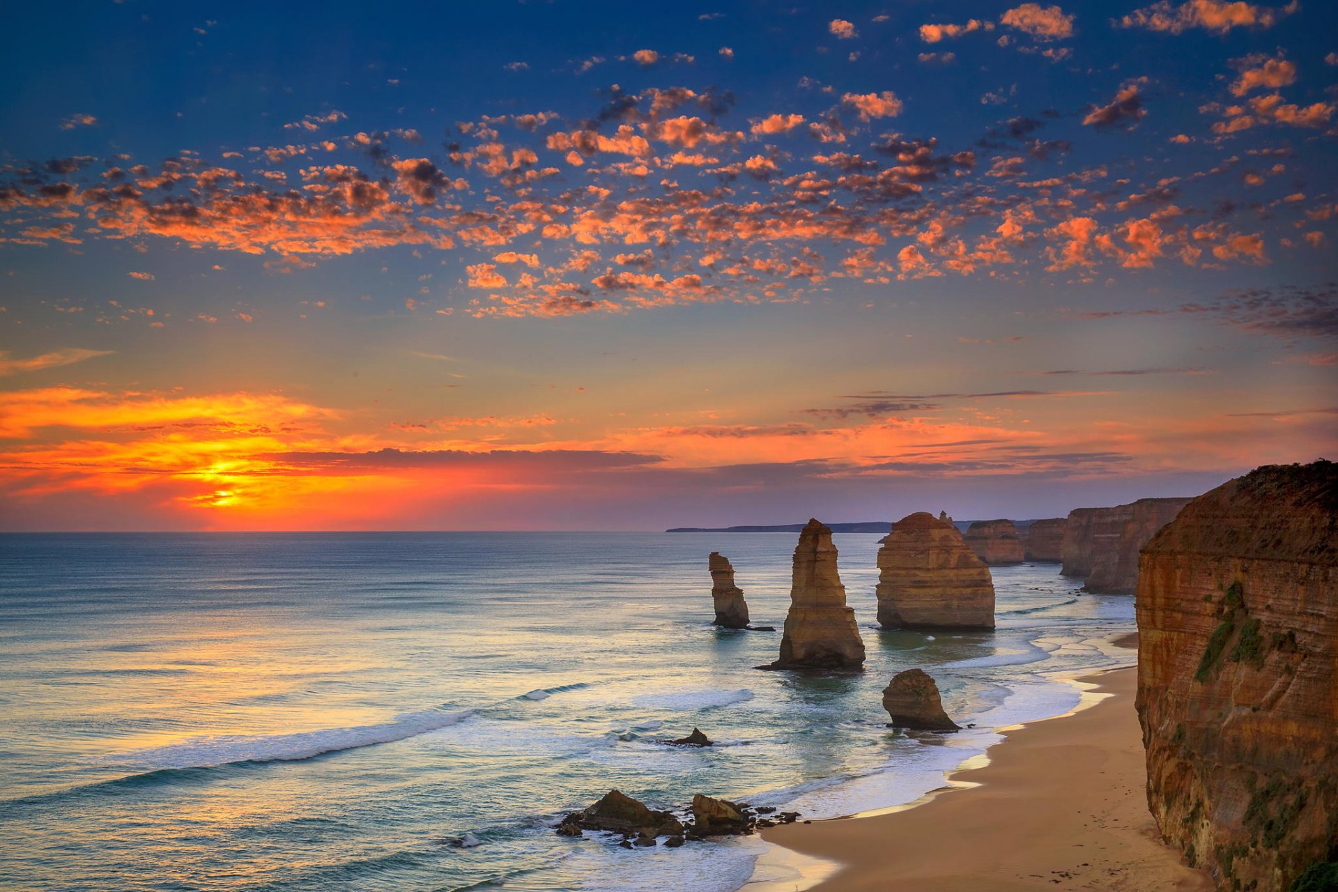 beach sea rock landscape