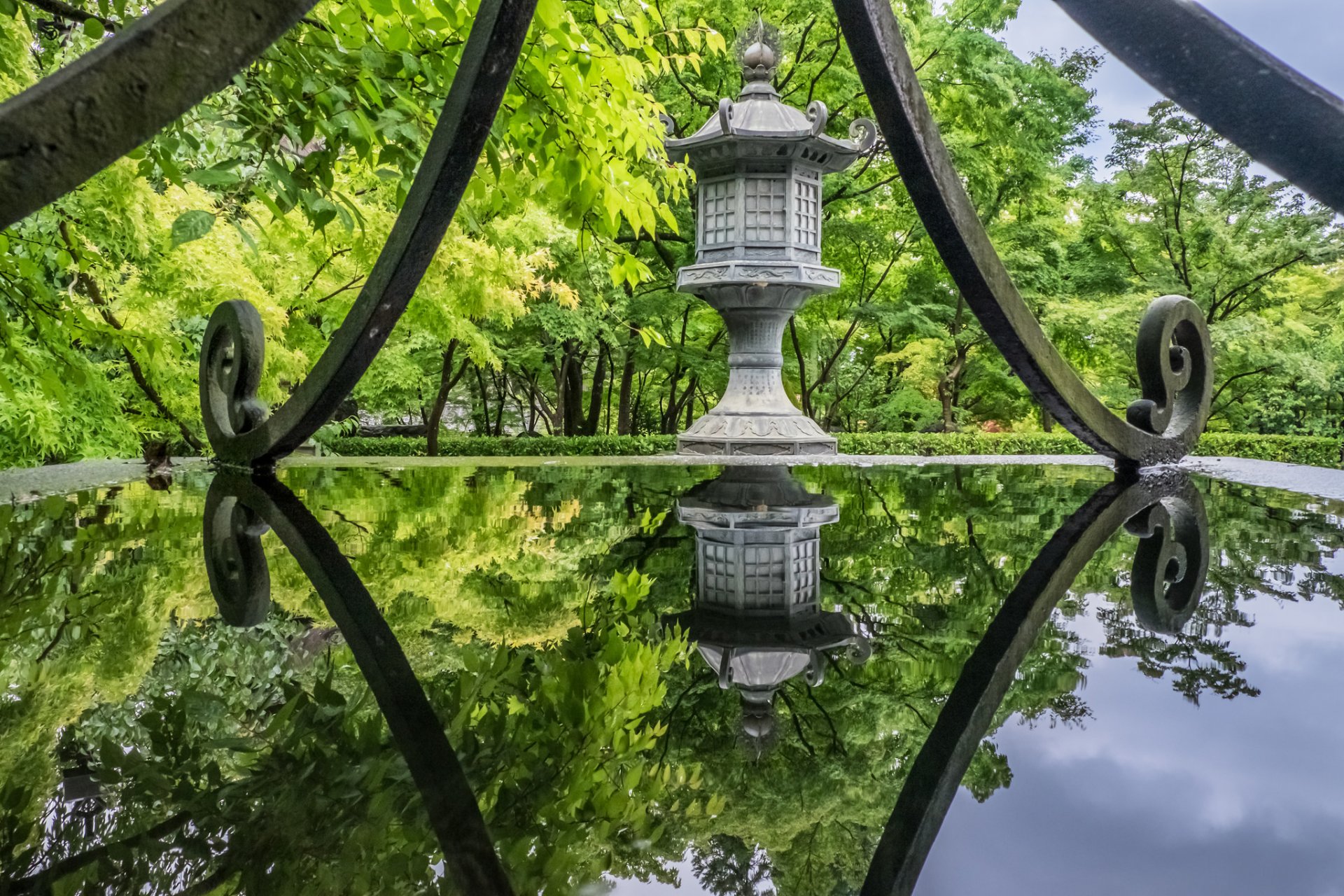 eikando tempio kyoto giappone kyoto tempio parco alberi acqua riflessione