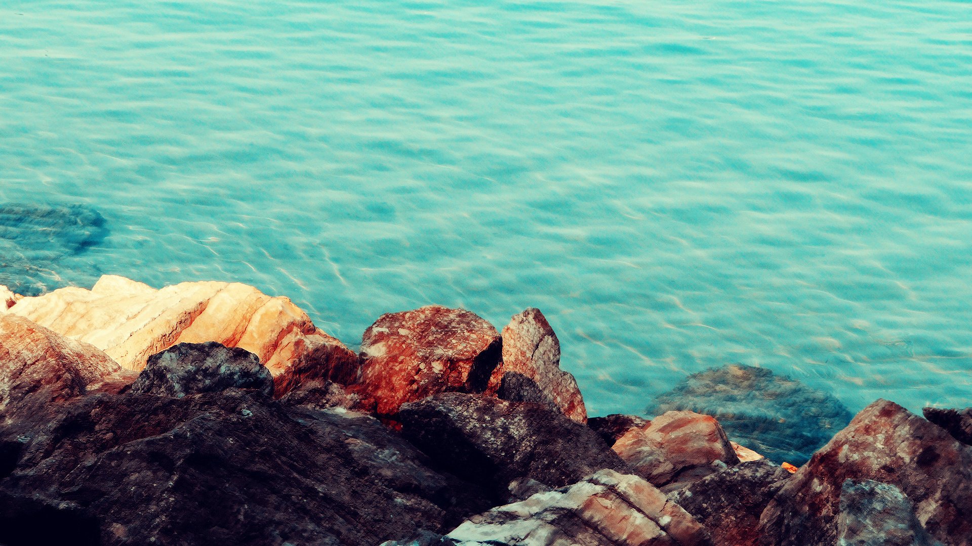 ea beach stones nature