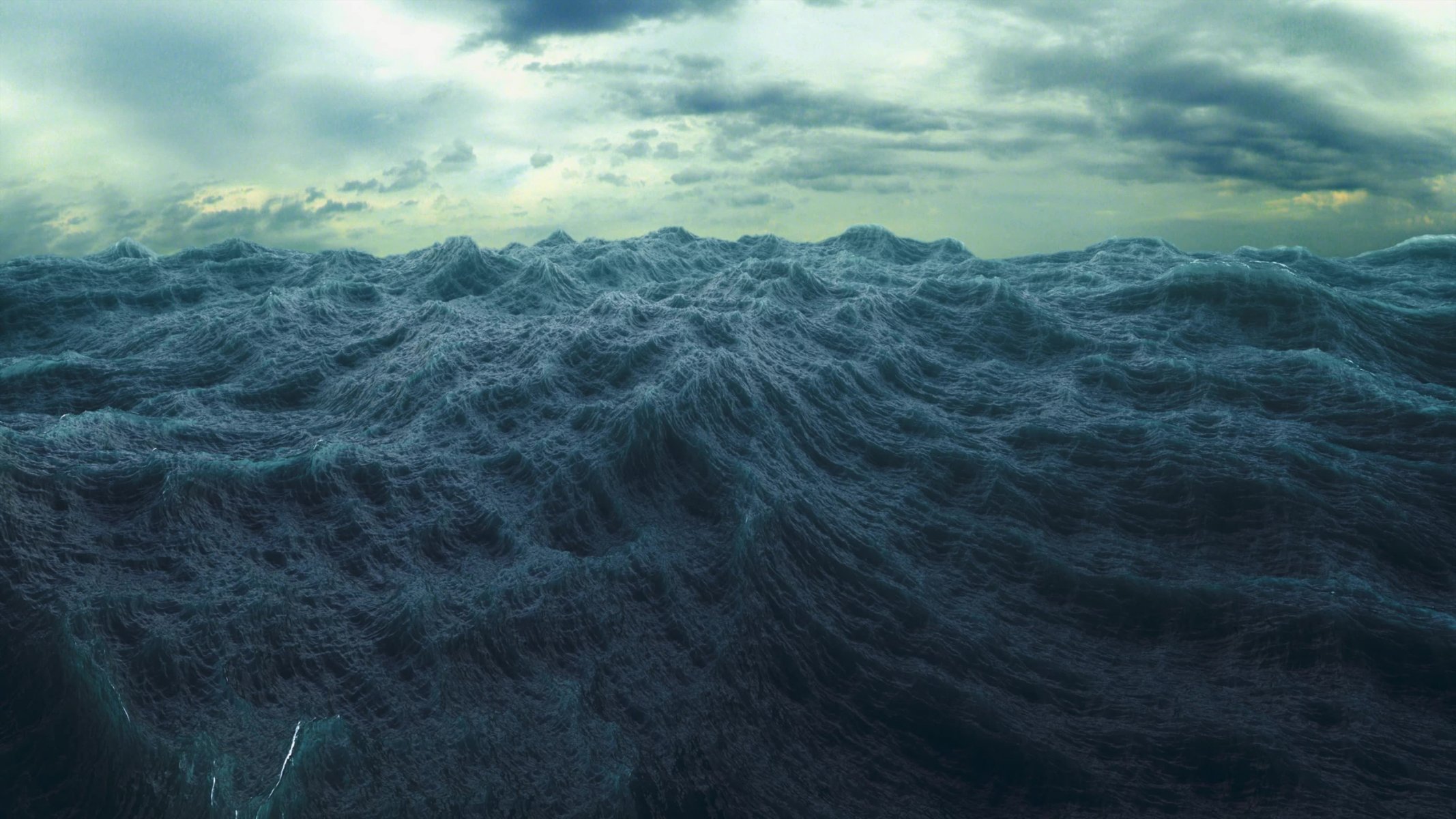 tempête eau vagues mer océan