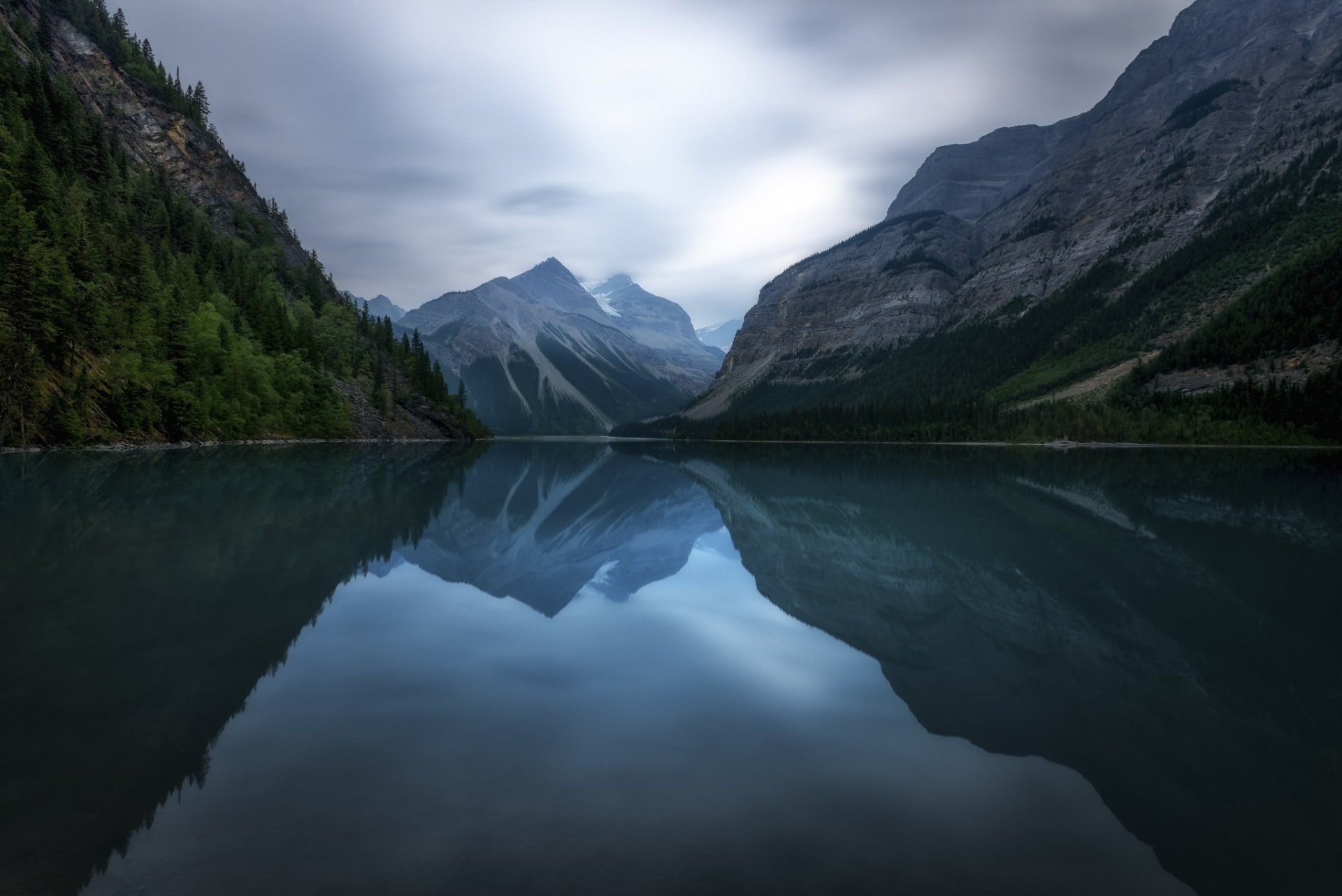 lake louise water nature lake mountain sky tree reflection brian krouskie hd