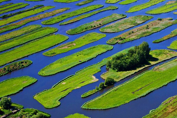 Niederlande aus der Vogelperspektive