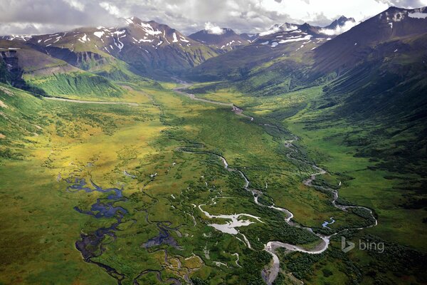 Alaska River Valley