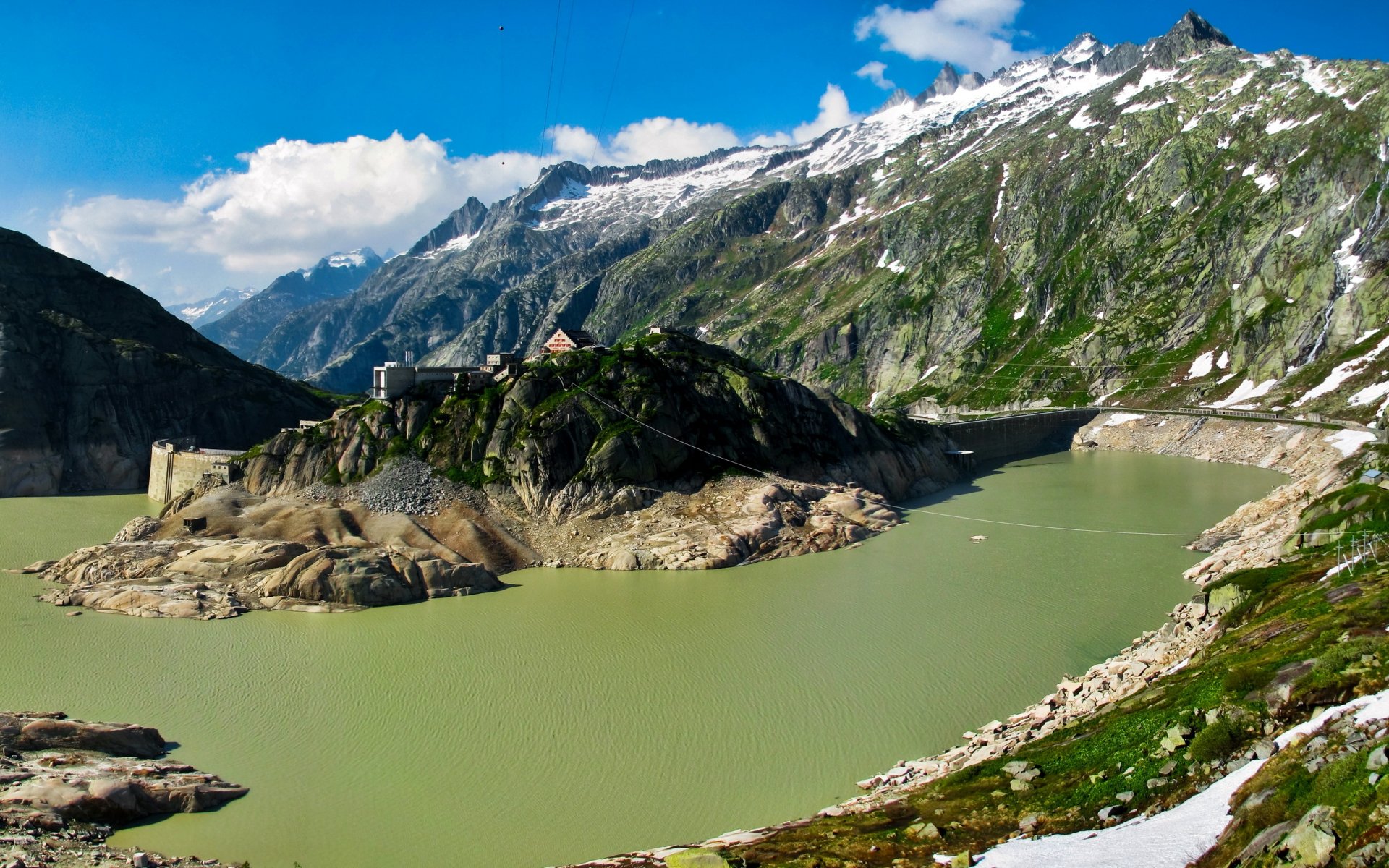 berge schweiz bern guttannen sommer grün licht