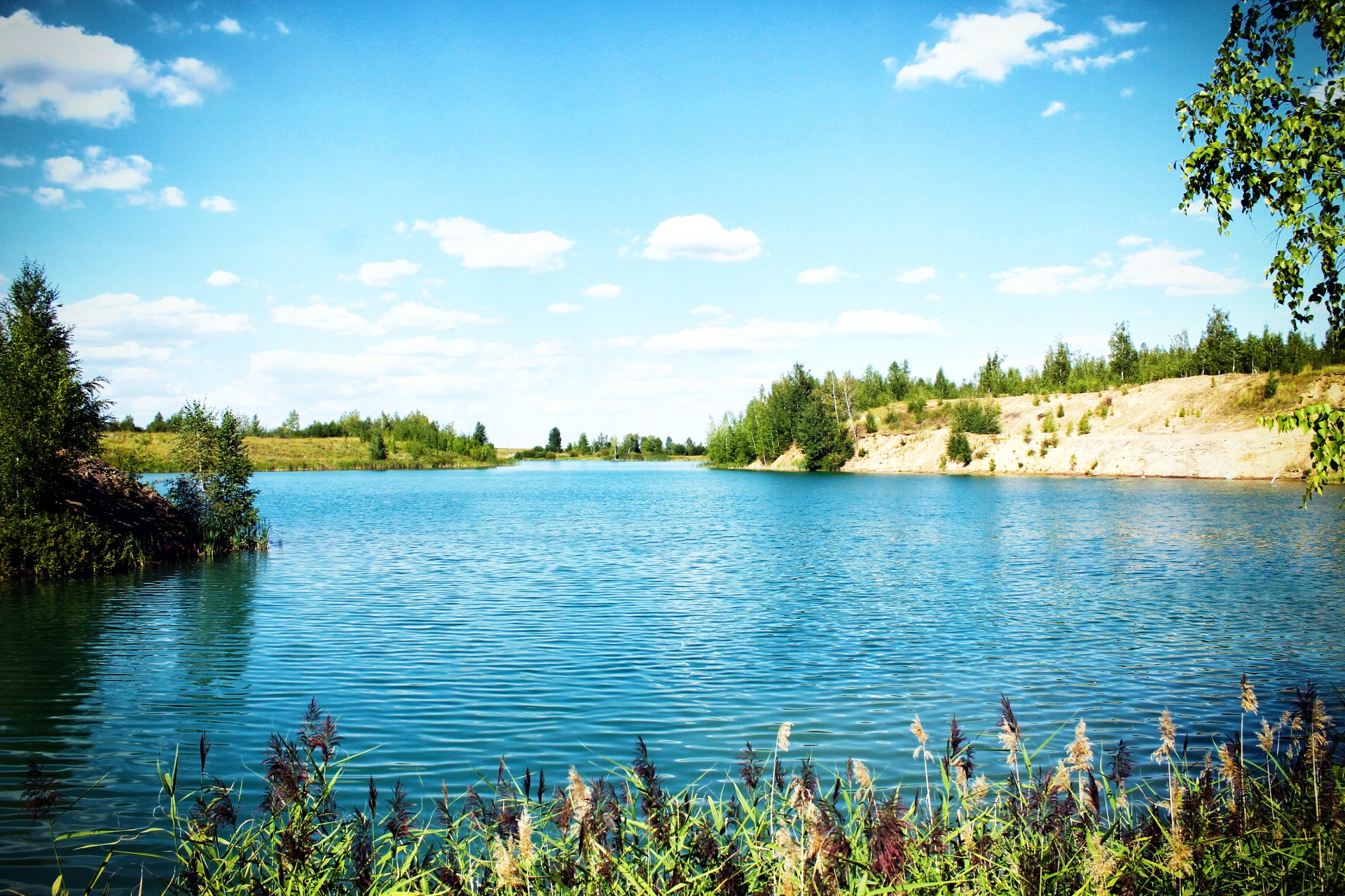 tula bellezza natura lago kireevsk nodo