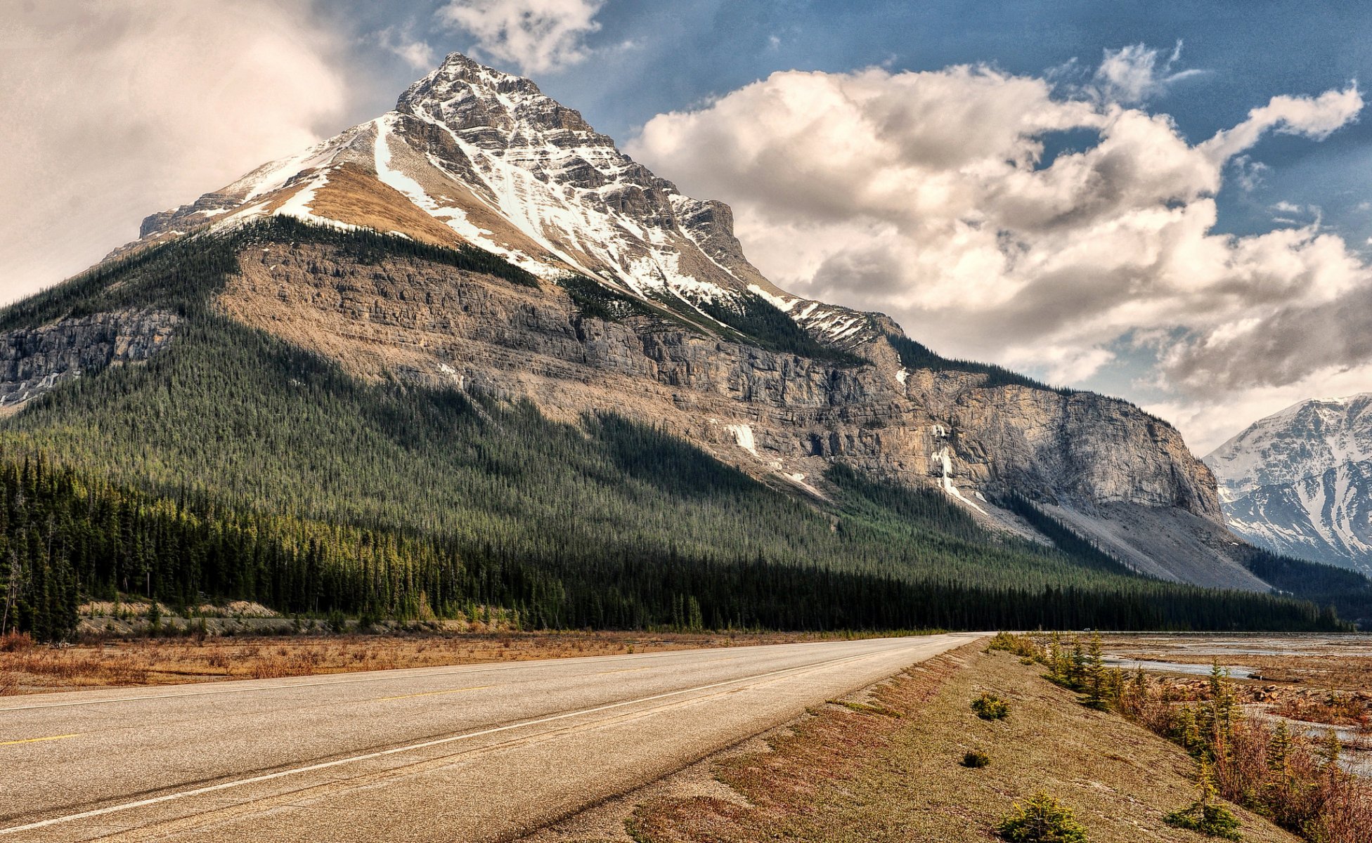 jeff r. clow parque nacional banff montaña árboles