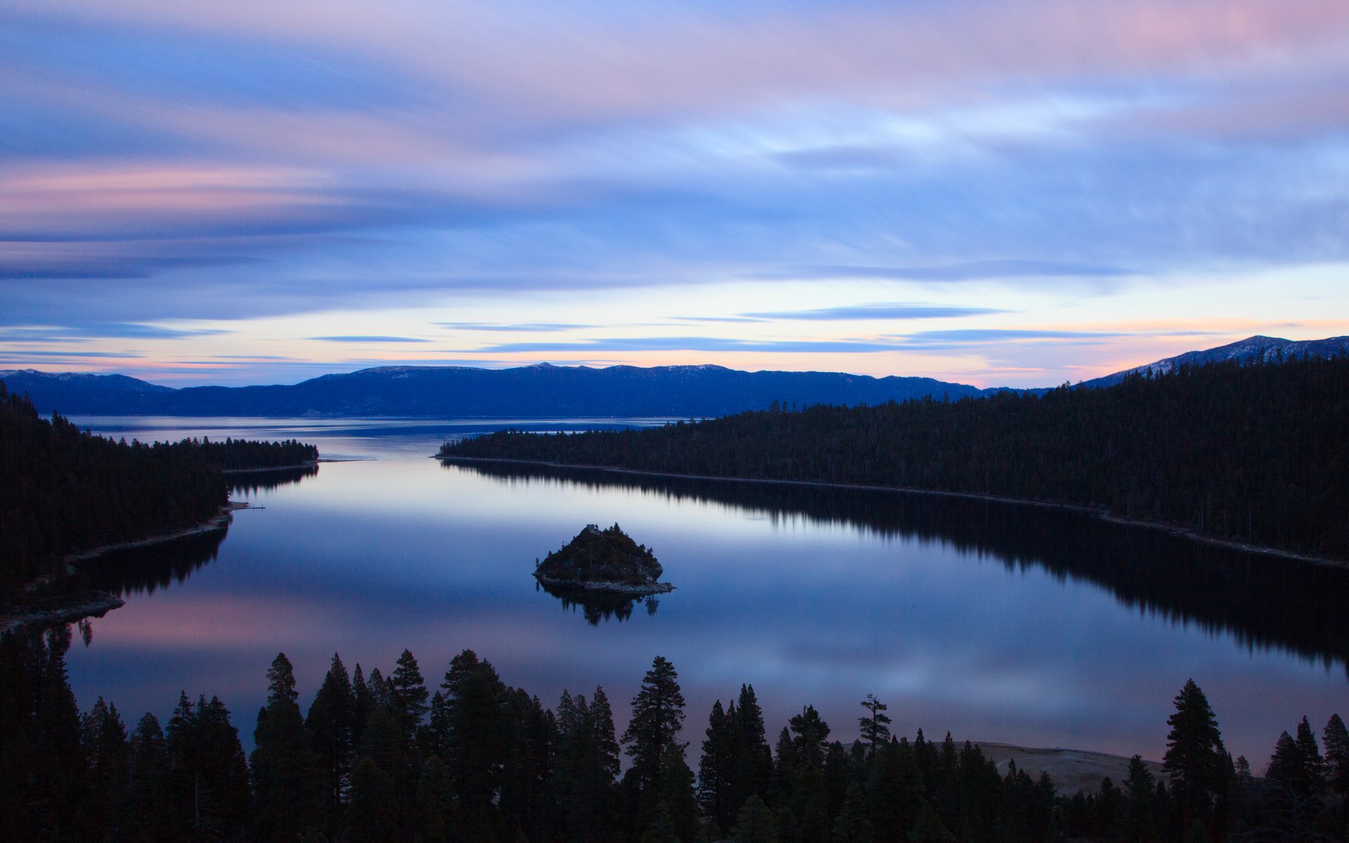 emerald bay lake tahoe kalifornien see sonnenuntergang natur