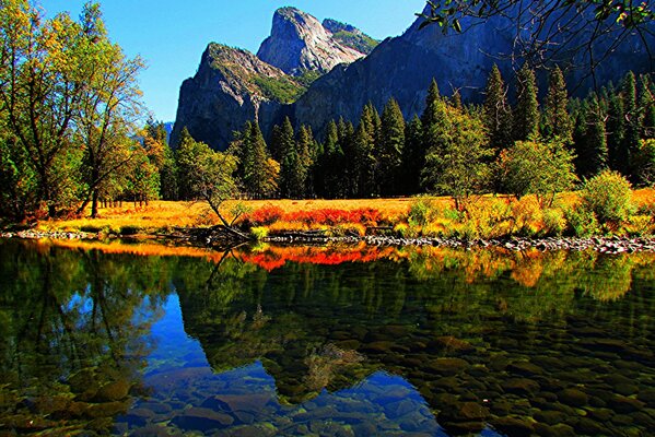 Paisaje del parque nacional de Yosemite