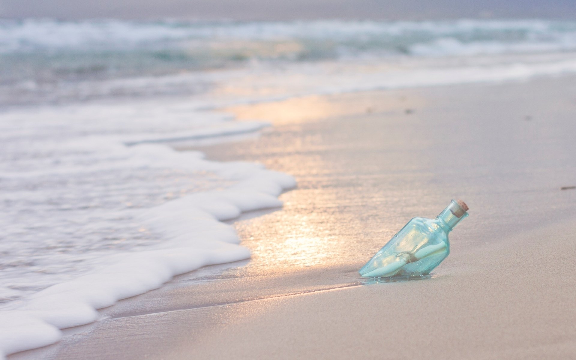 natur sand meer wasser fluss abgrund welle flasche brief notiz hintergrund tapete widescreen vollbild widescreen widescreen