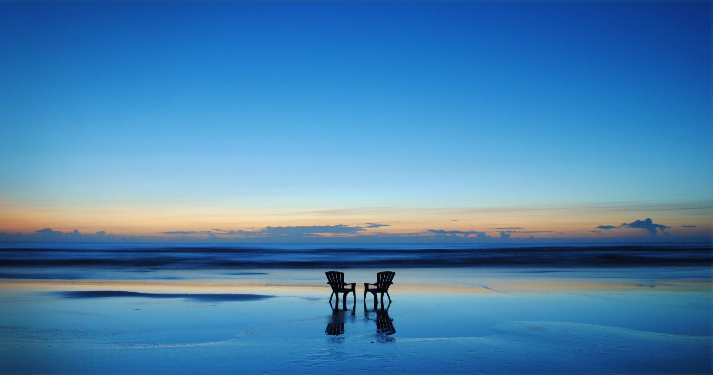 mood nature chairs chair sea river water sky clouds background wallpaper widescreen full screen hd wallpapers fullscreen