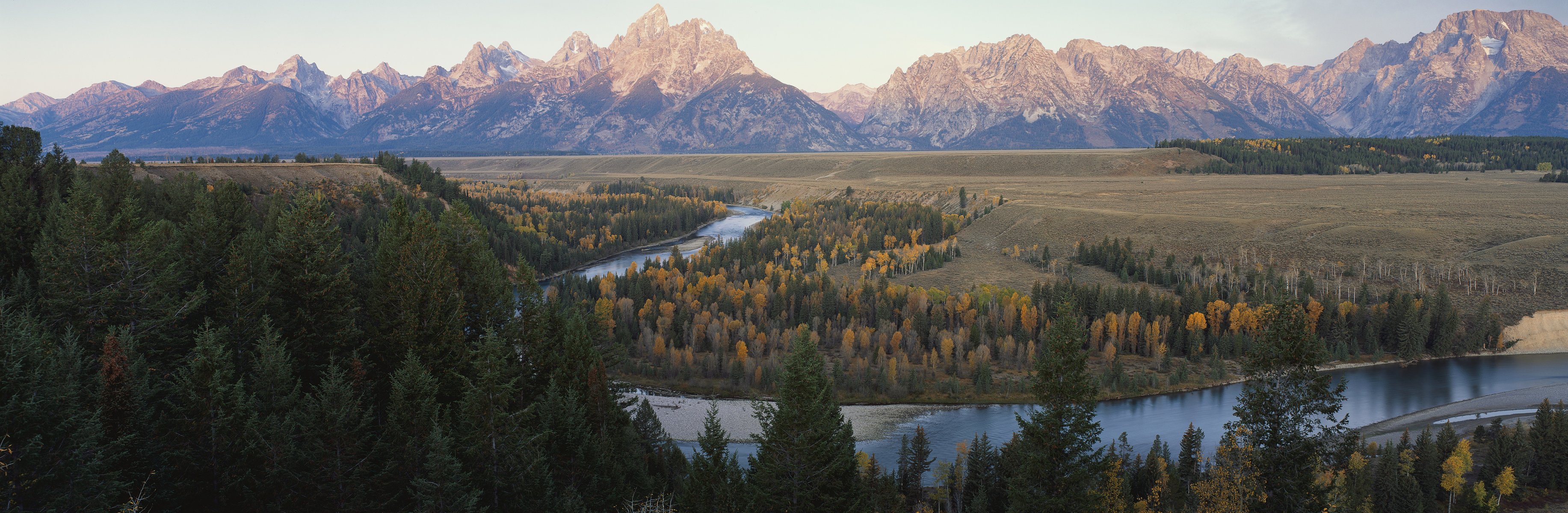 mountain forest river