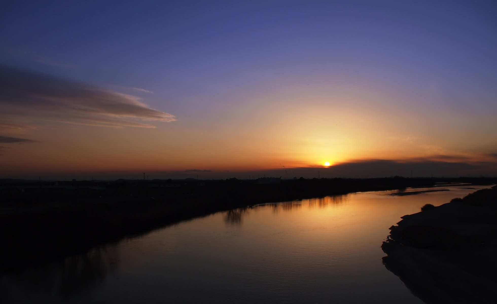 natur landschaft meer wasser fluss welle bäume reflexion laub sonnenuntergang sonne abend hintergrund tapete widescreen vollbild widescreen widescreen