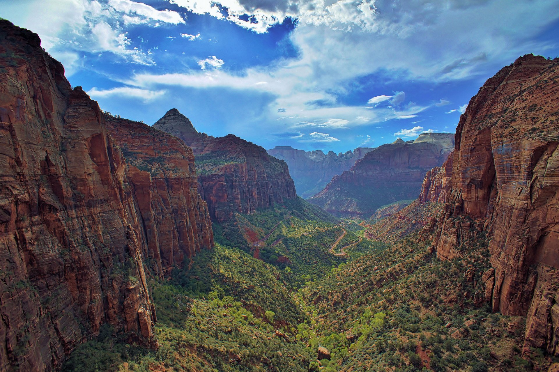 parco nazionale di zion utah canyon di zion fiume virginia