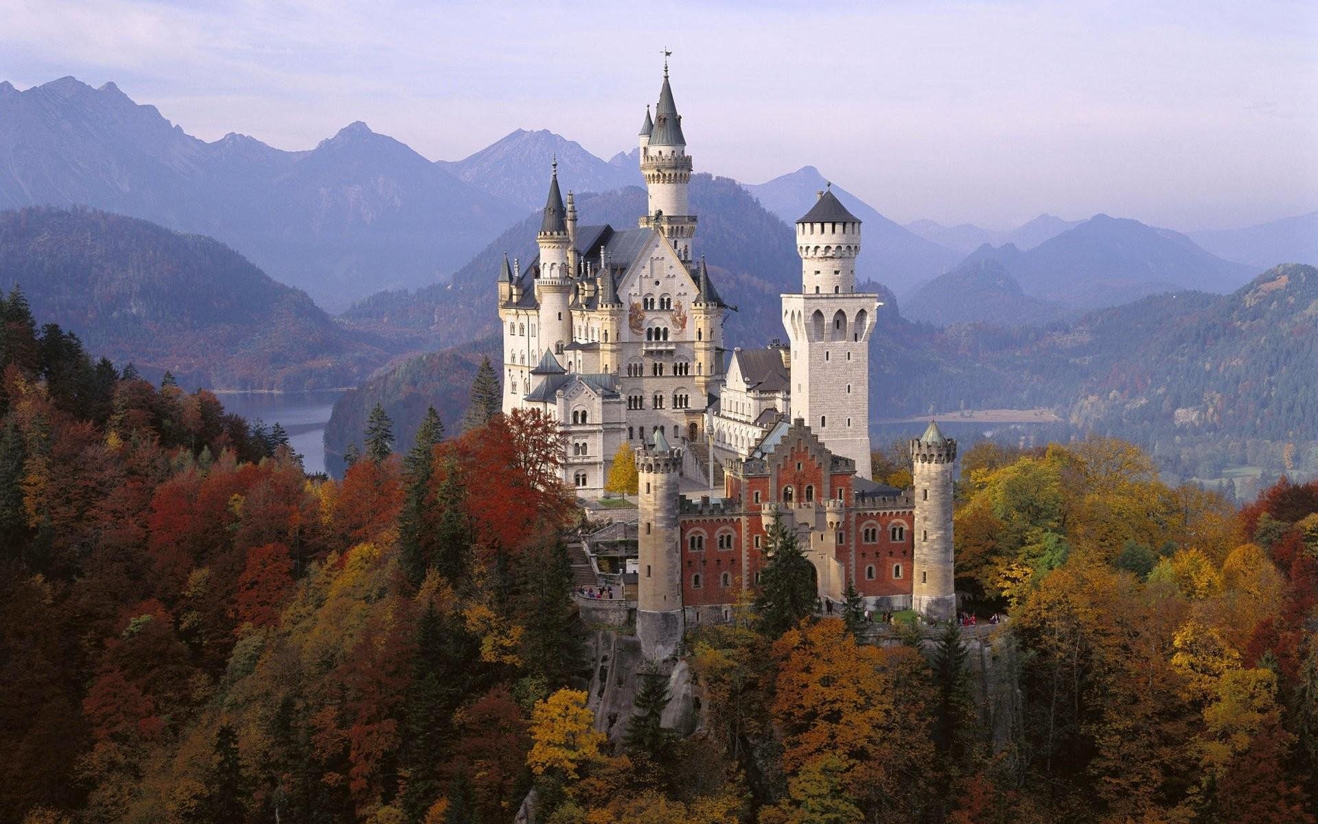 castillo neuschwanstein alemania baviera otoño