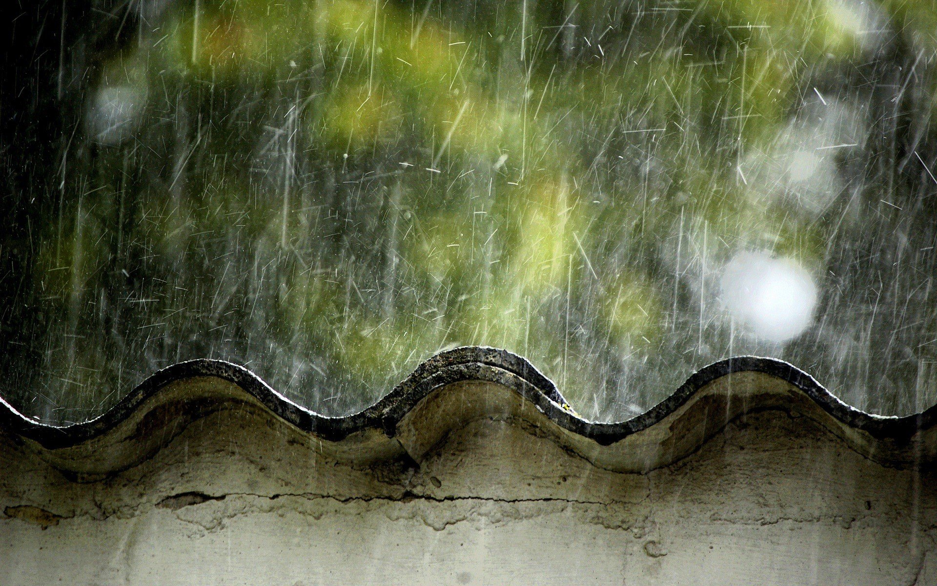 lluvia techo mojado pizarra tristeza