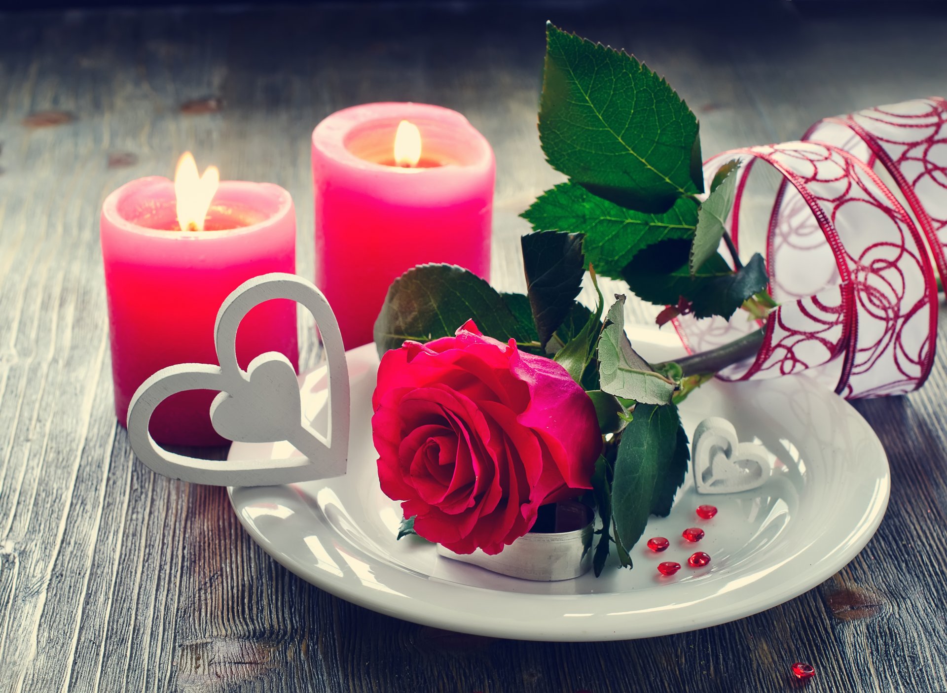 blumen rosen blütenblätter liebe kerzen