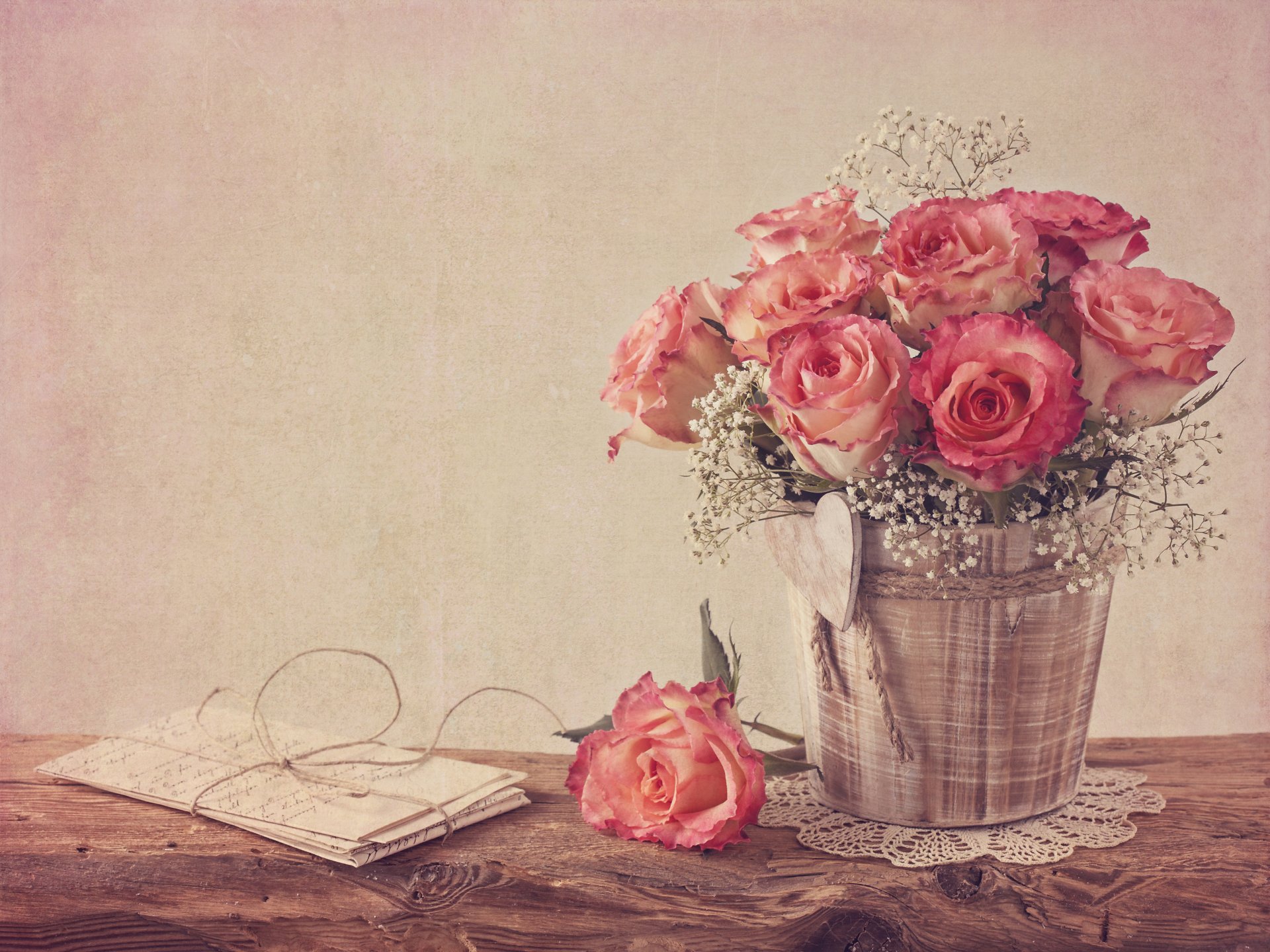 jahrgang stil stieg blume blumenstrauß rosen jahrgang