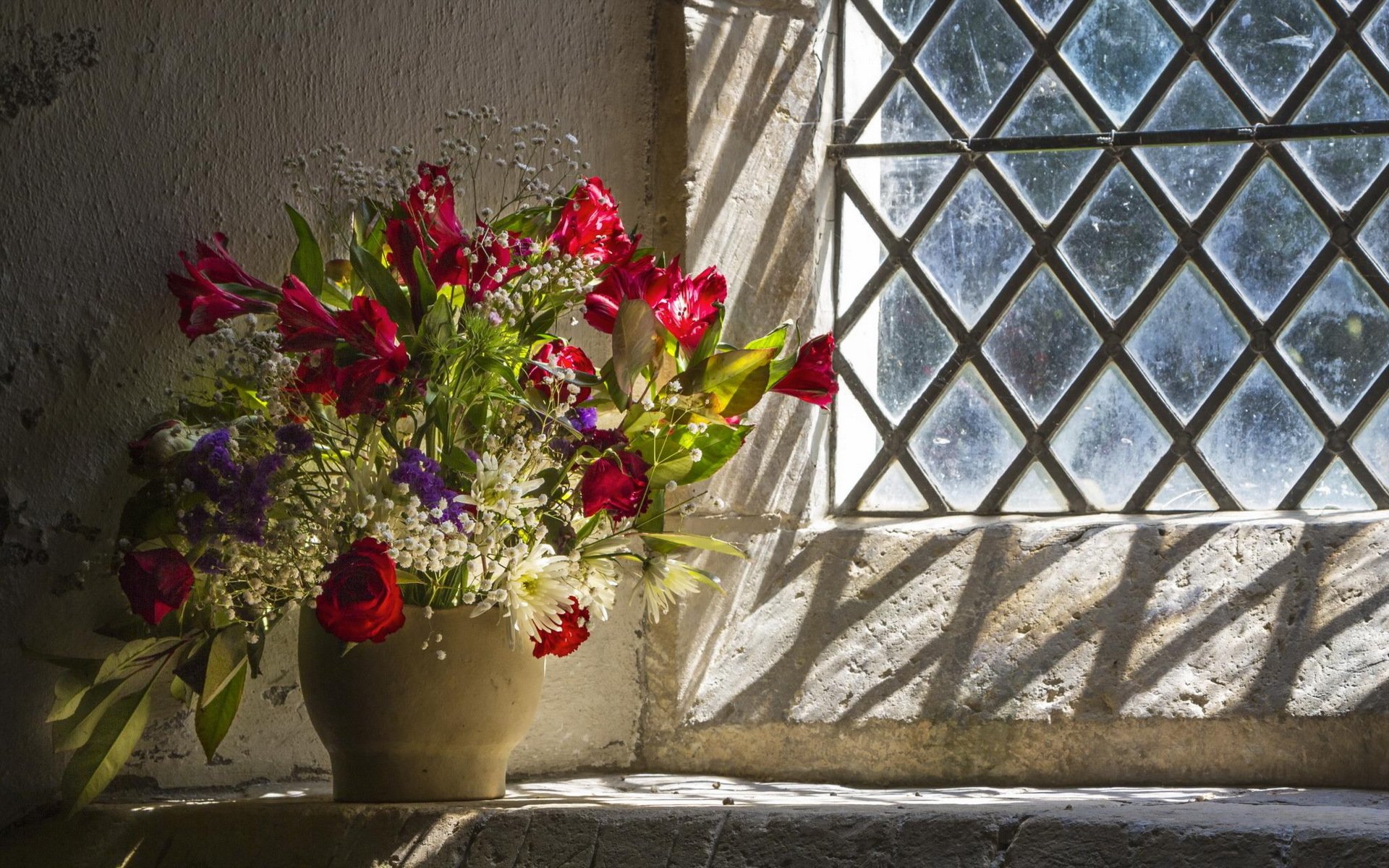 blumen fenster hintergrund