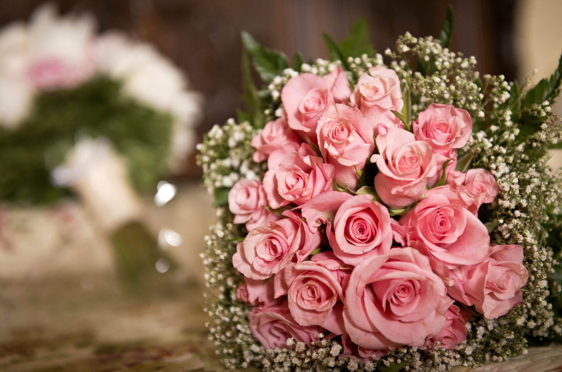 rosen rosa blumenstrauß blätter blumen