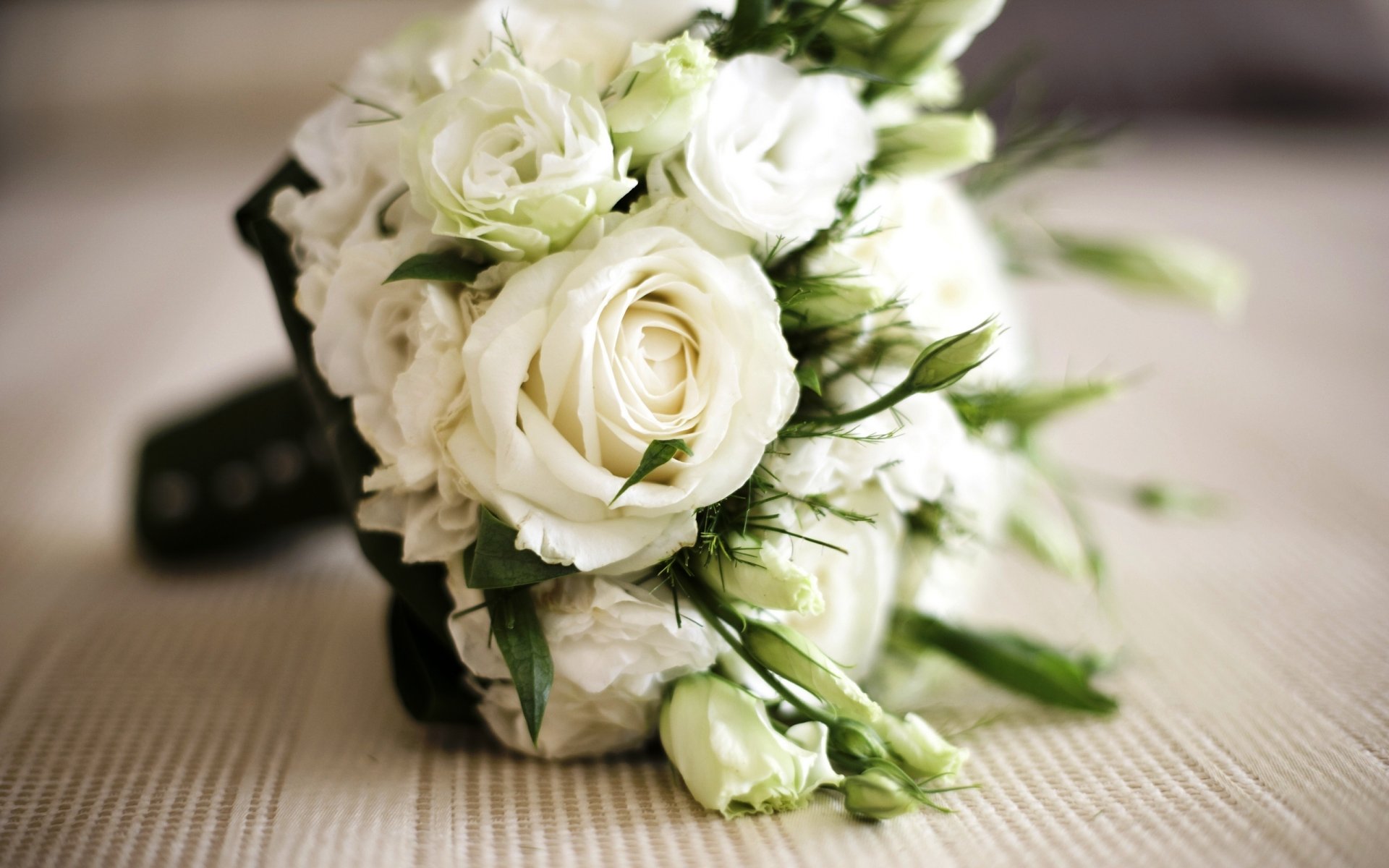 roses white bouquet