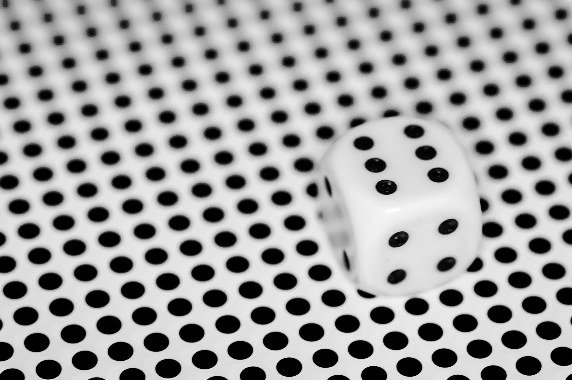 cubo gioco punti sfondo macro