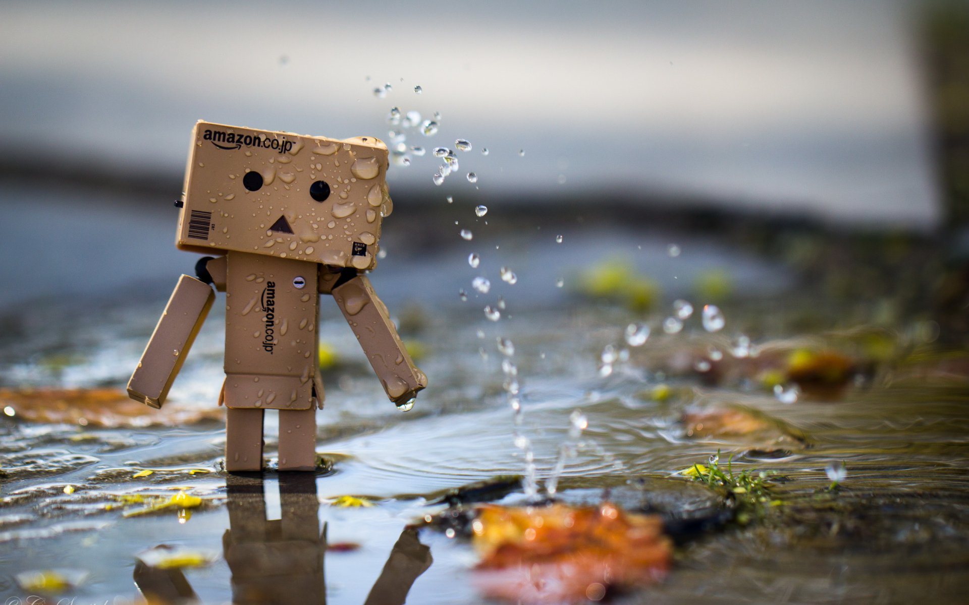 amazon box fountain