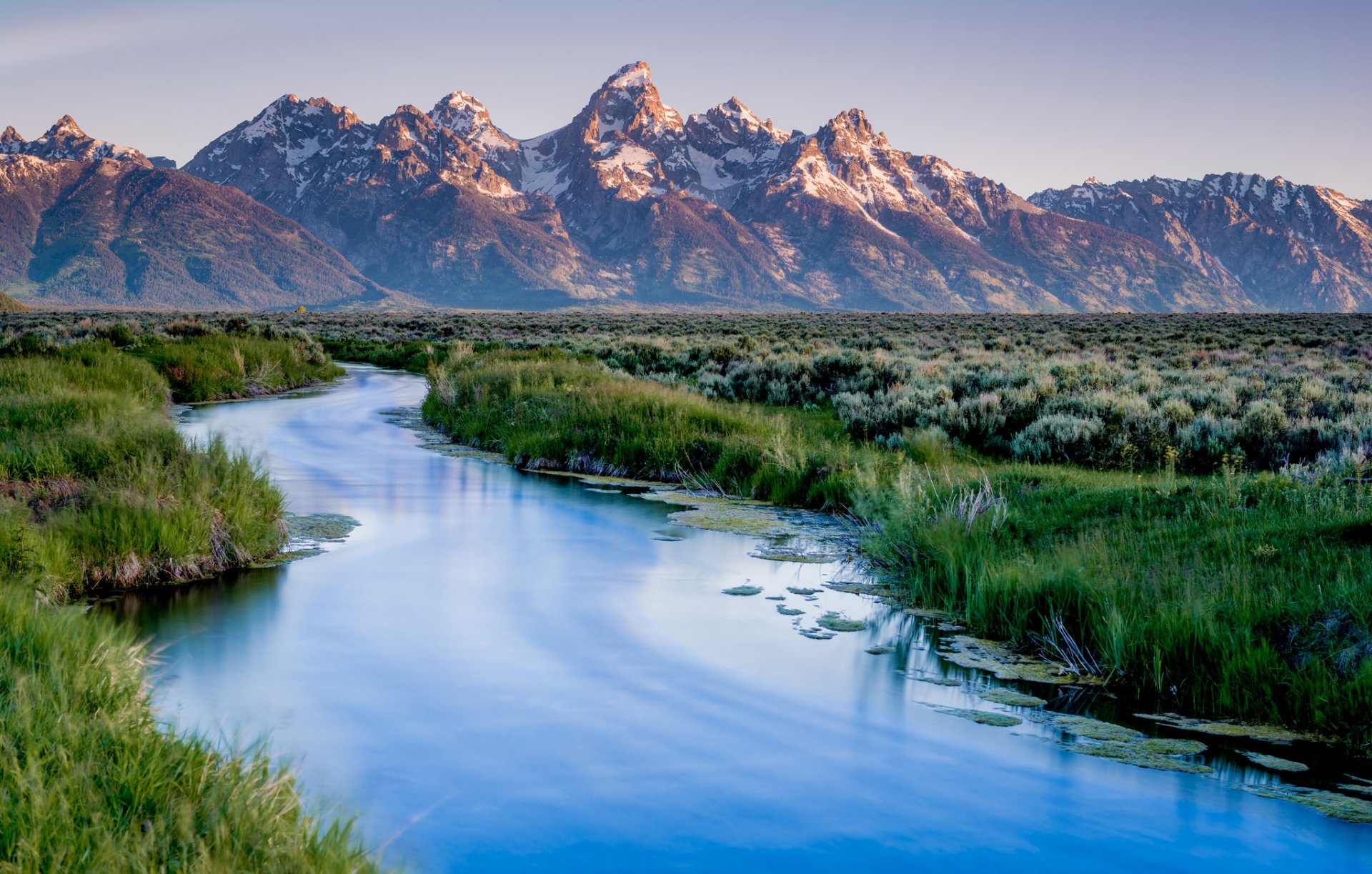 parque nacional grand teton montañas lago wyoming estados unidos parque nacional grand teton wyoming