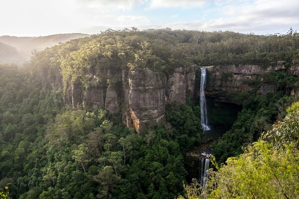 Kangourou Valley en Australie avec cascade