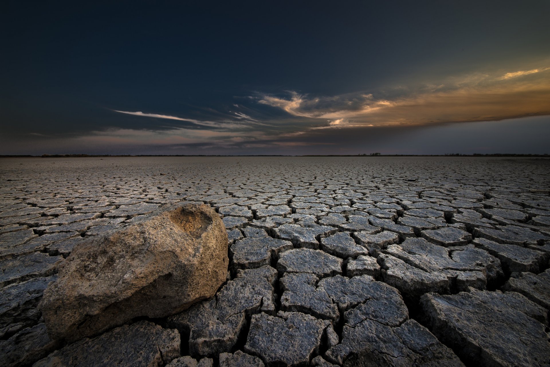 nature land stone of the crack desert dry