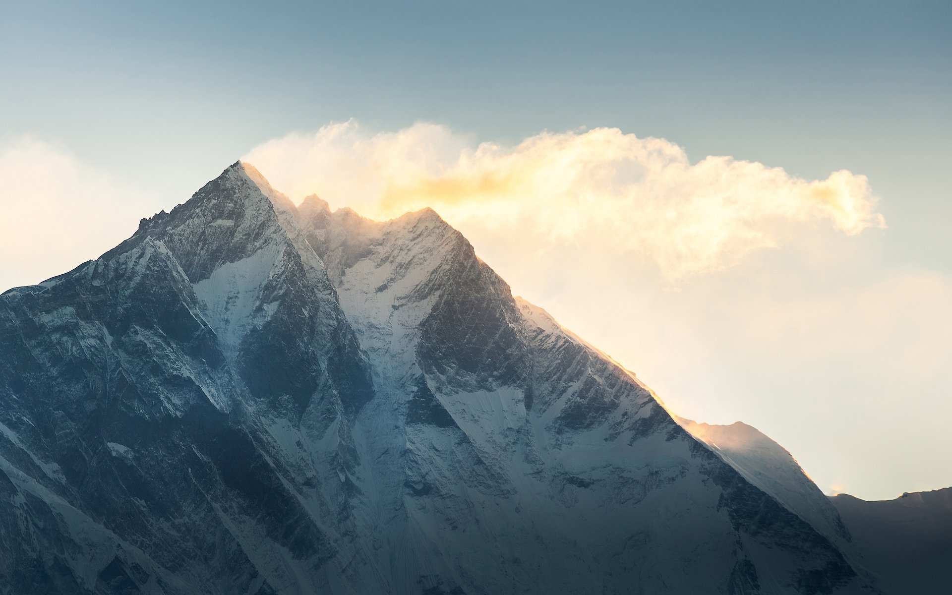 népal montagne neige