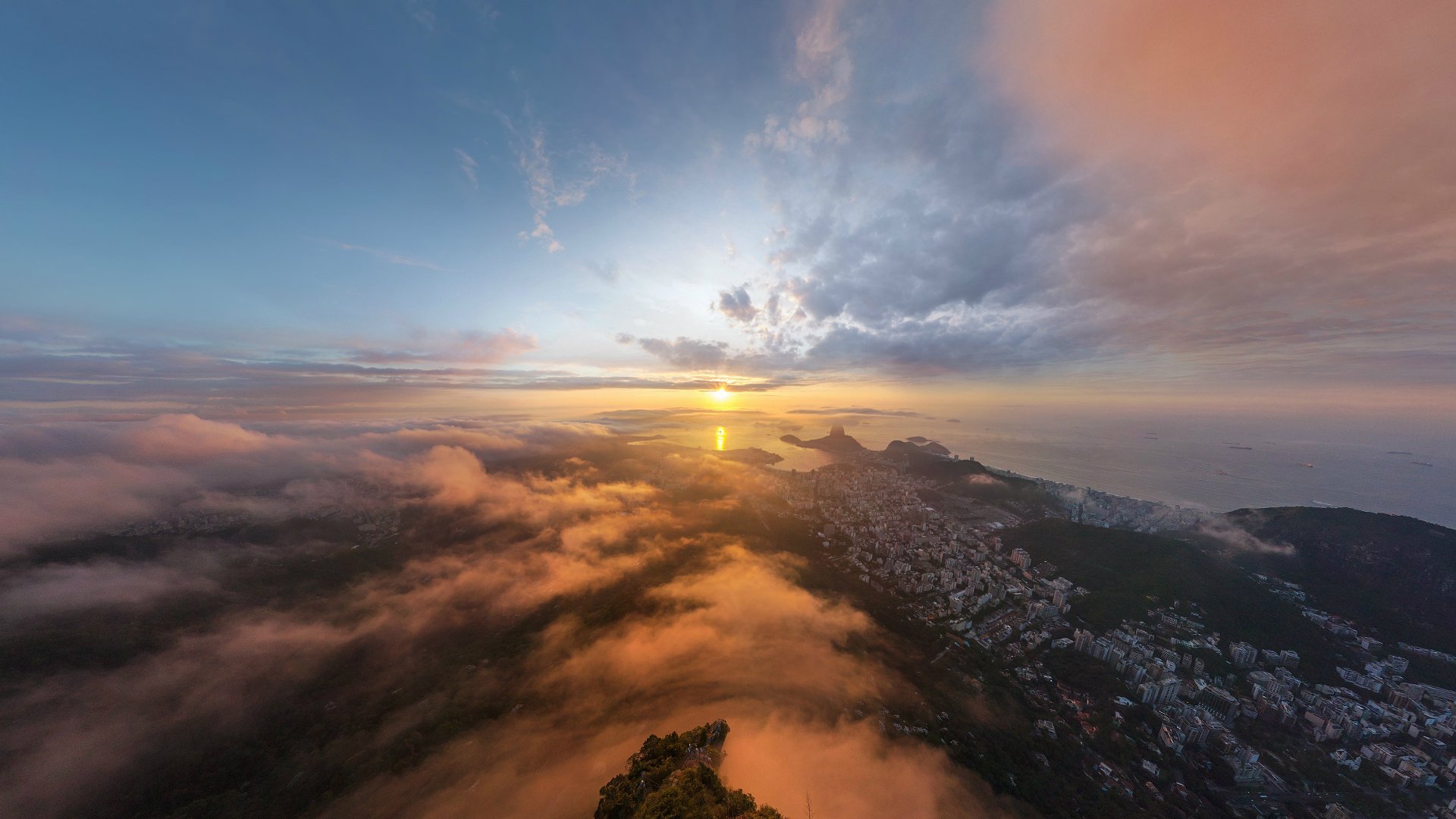 rio de janeiro rio de janeiro city sun sunrise