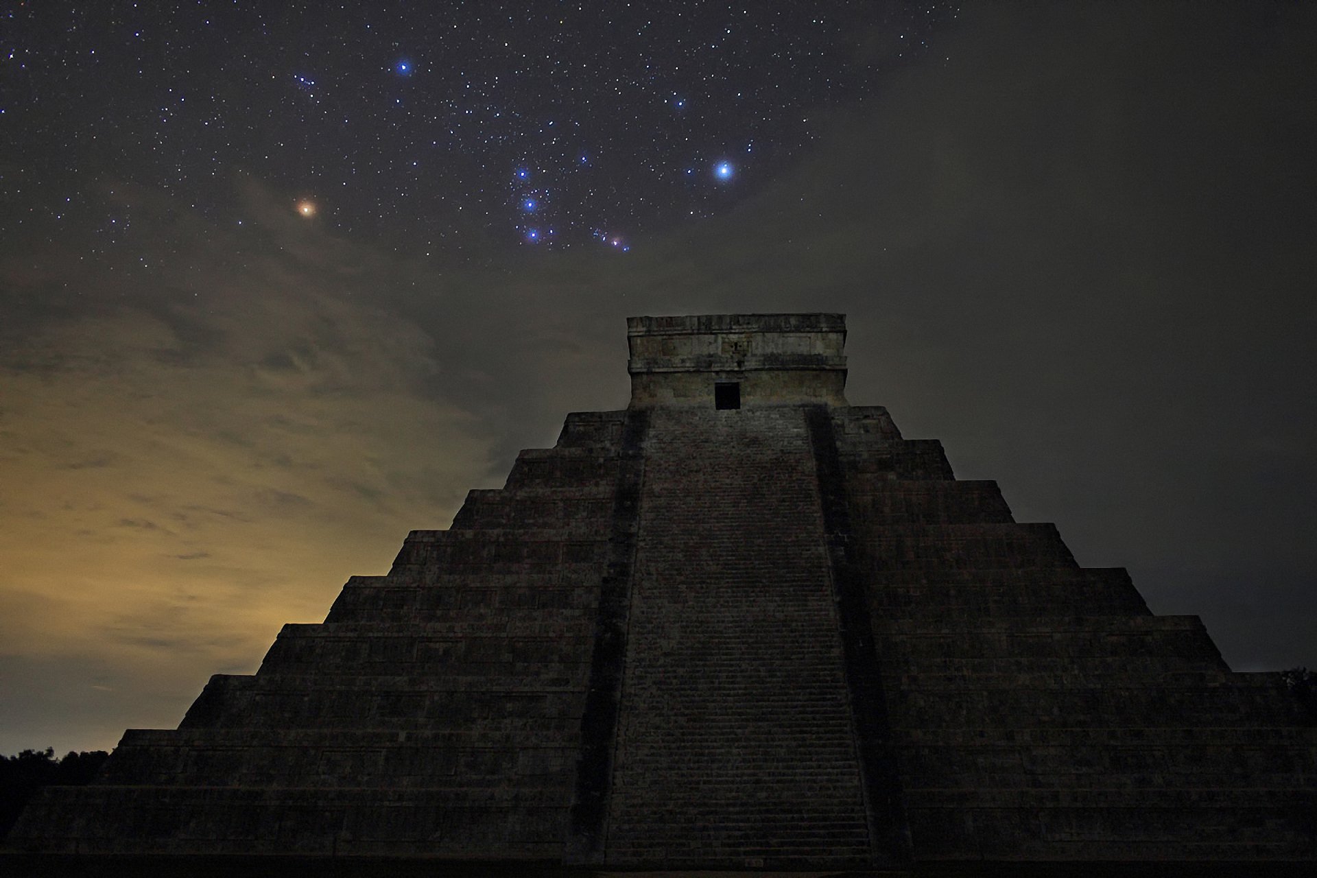 piramide orione stelle el castillo chichén itzá