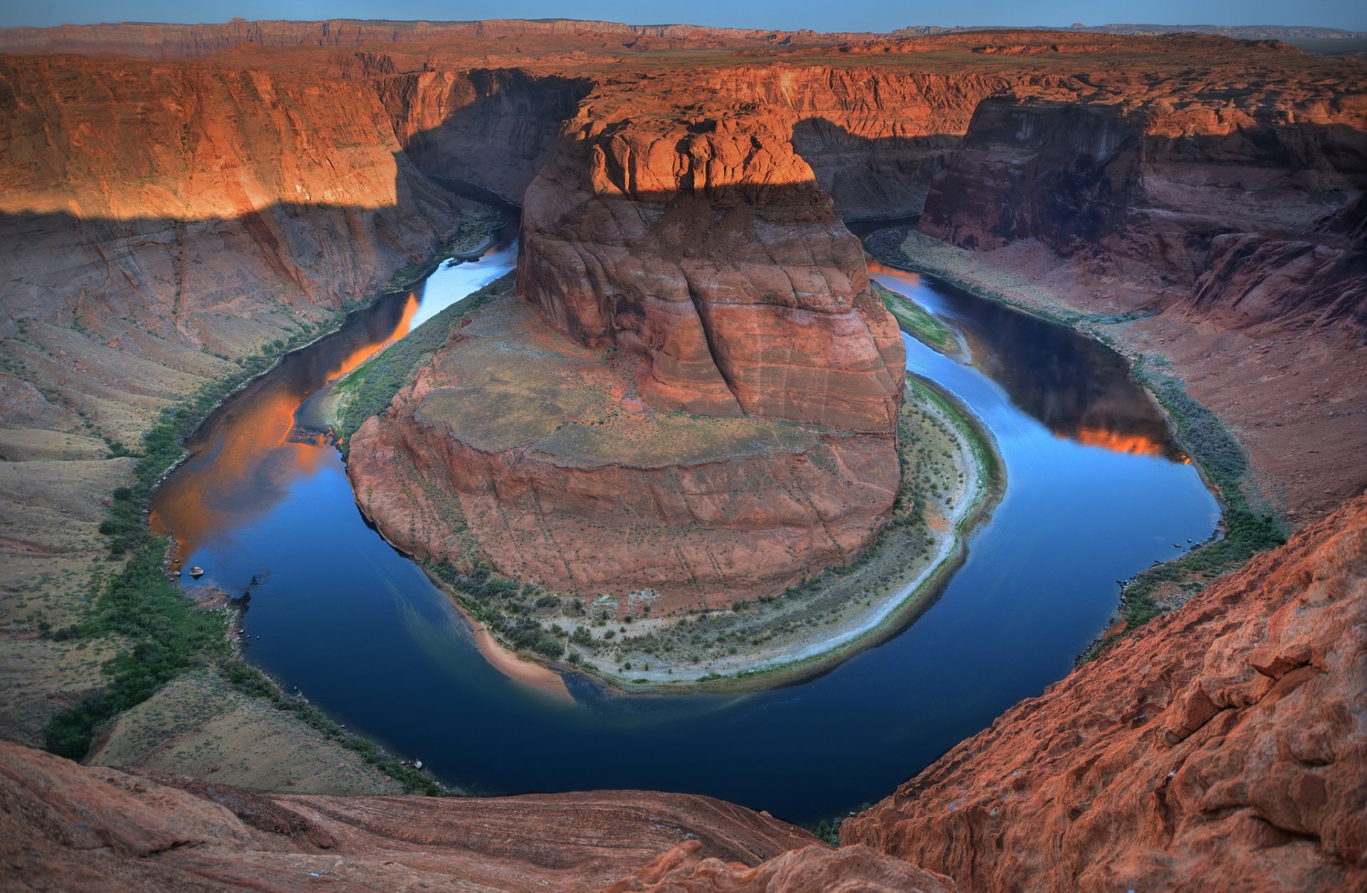 nature glen canyon colorado river horseshoe horseshoe bend arizona