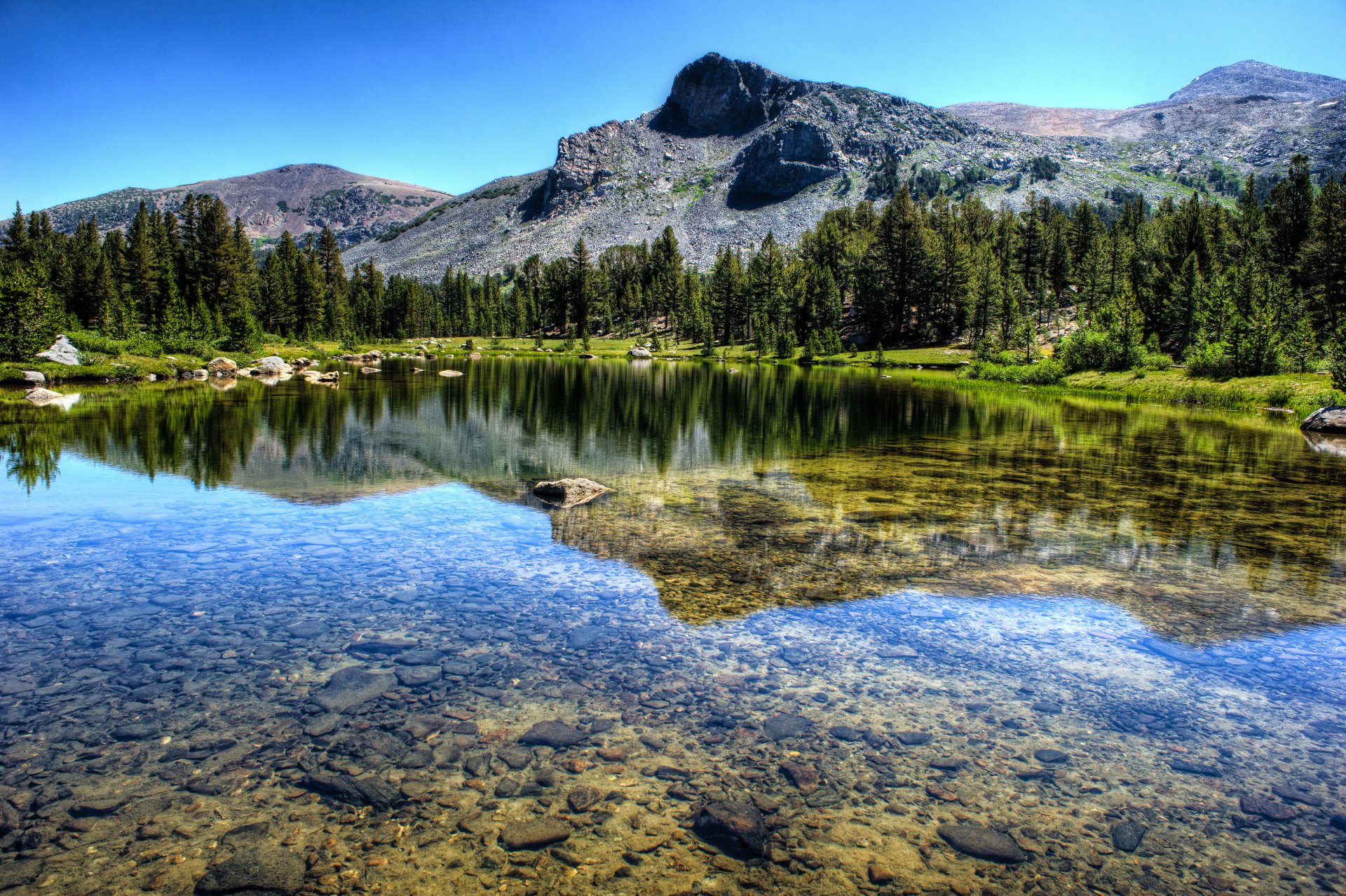 berge wald fluss see landschaft natur yosemite nationalpark