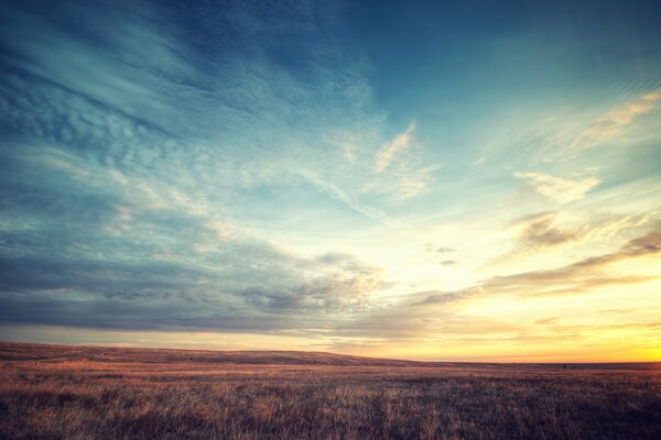 Landschaft in Colorado bei Sonnenaufgang