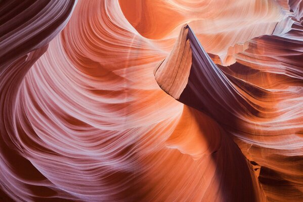 Antilope Canyon naturel, lumière texturée