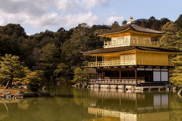 Golden Pavilion in Kyoto Japan