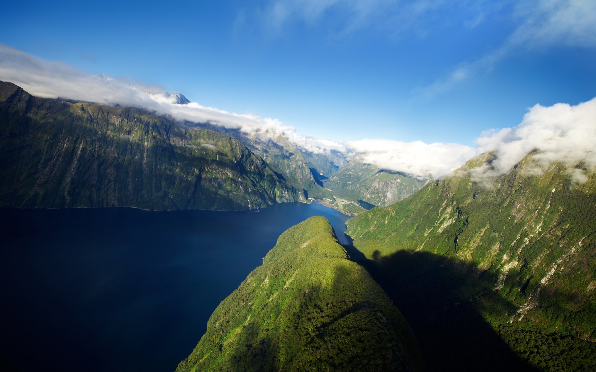 neuseeland fjord berge