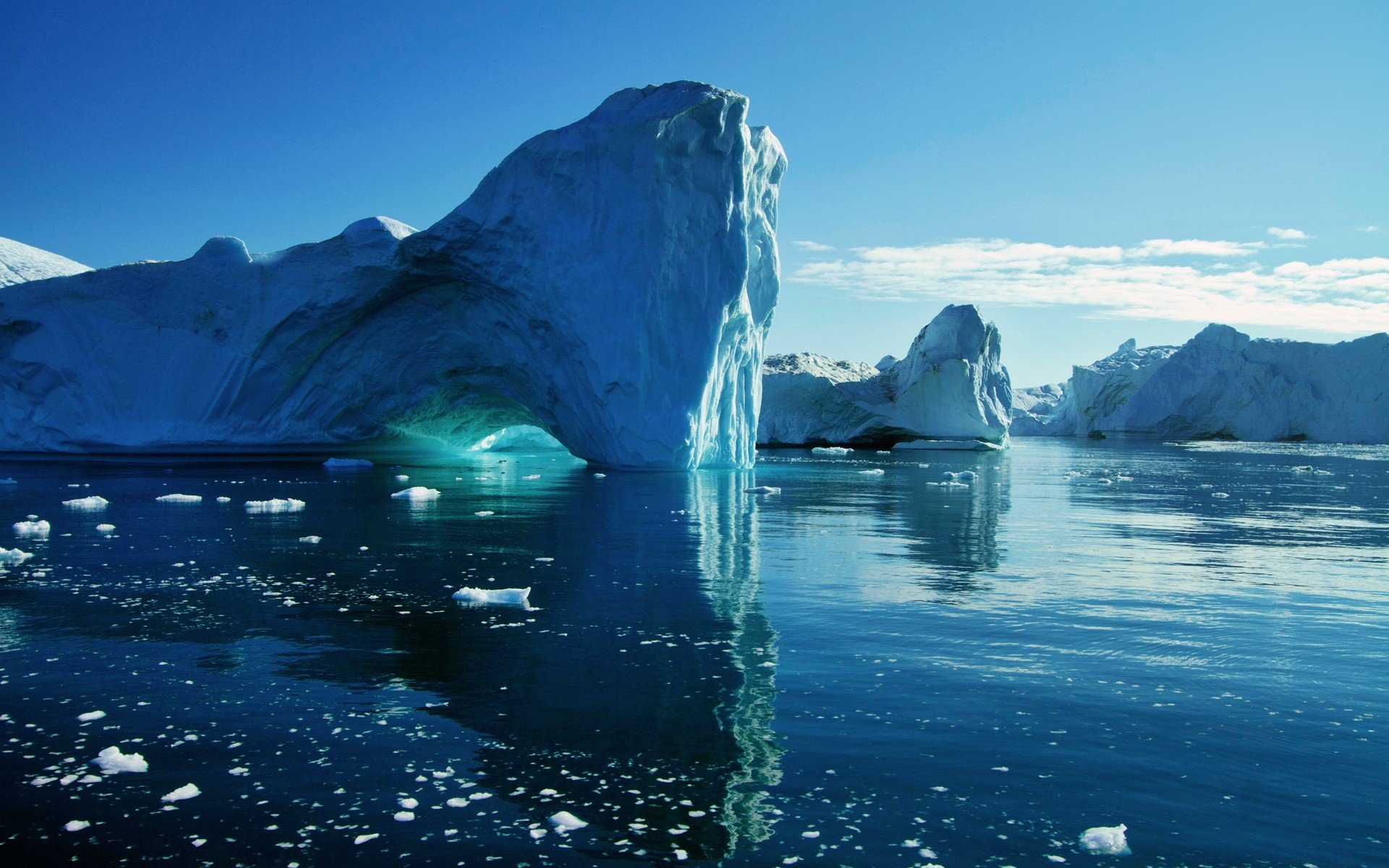 iceberg next sea water ice