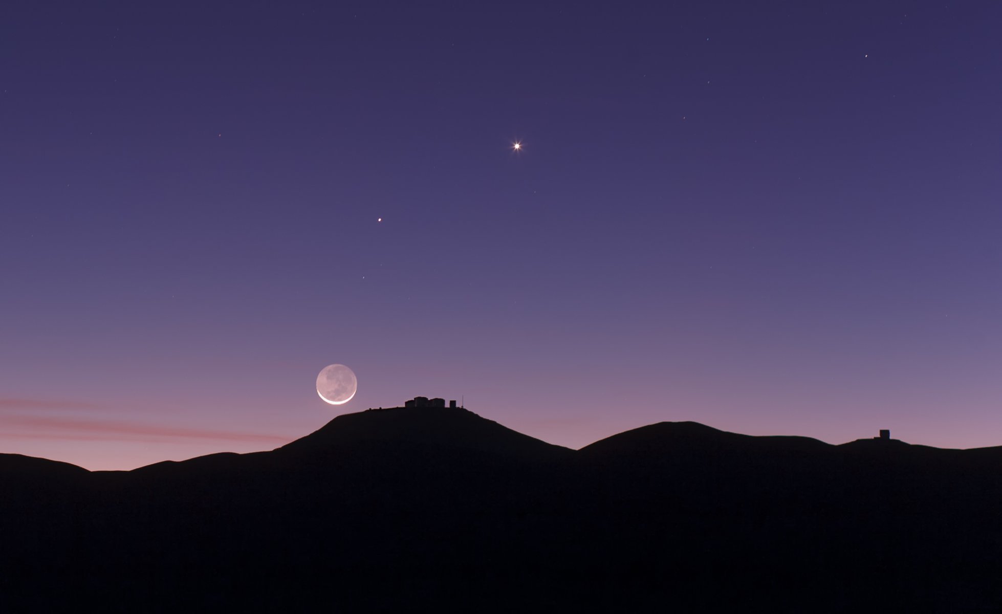 mond venus jupiter sterne