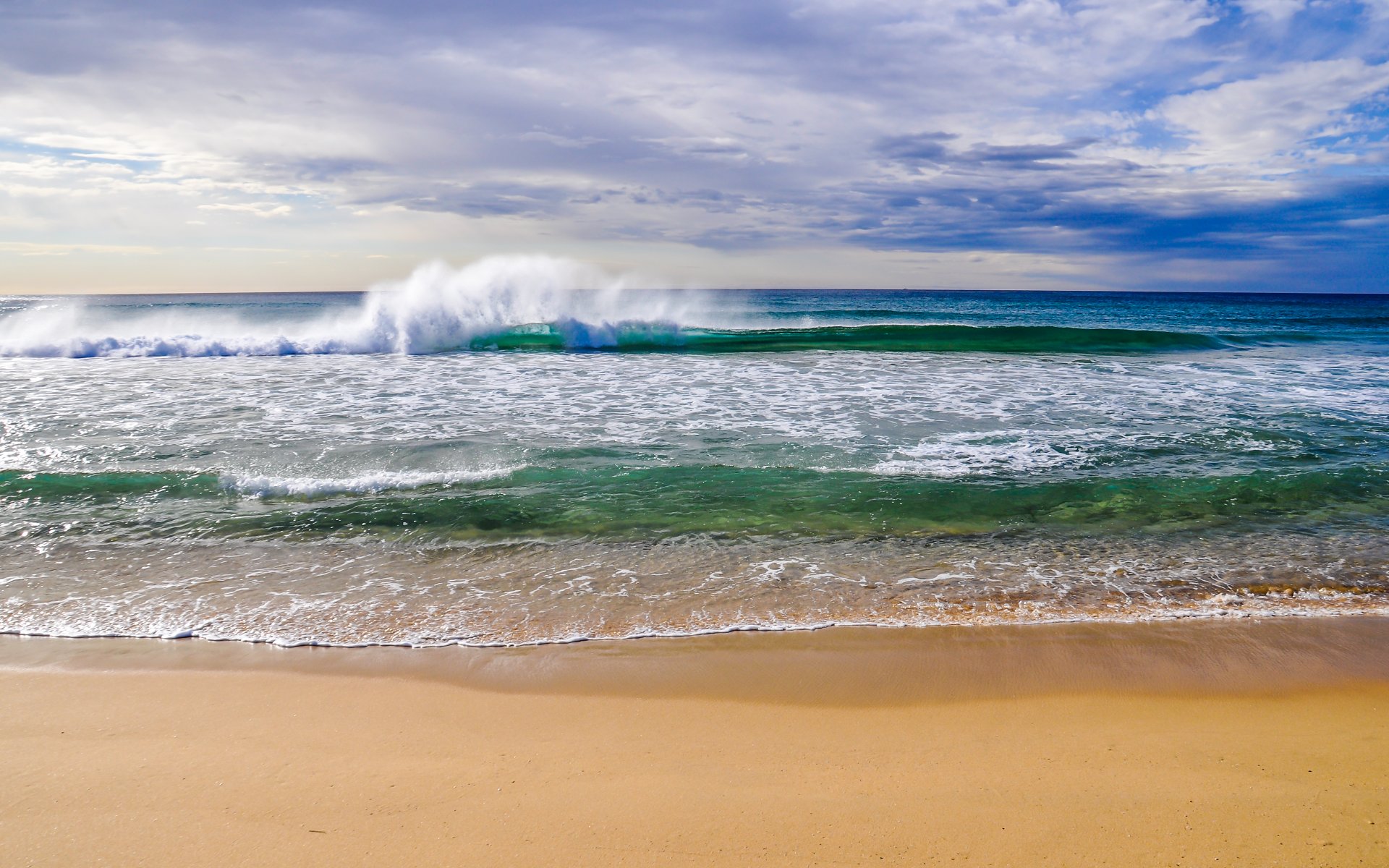 naturaleza paisaje cielo nubes mar playa arena