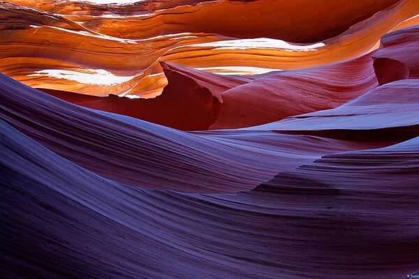 The canton of antelope. Colored rocks