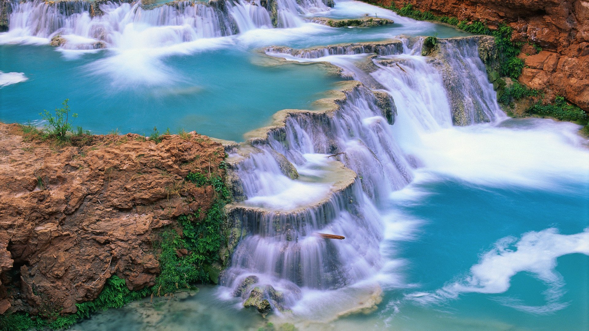 cascada río agua