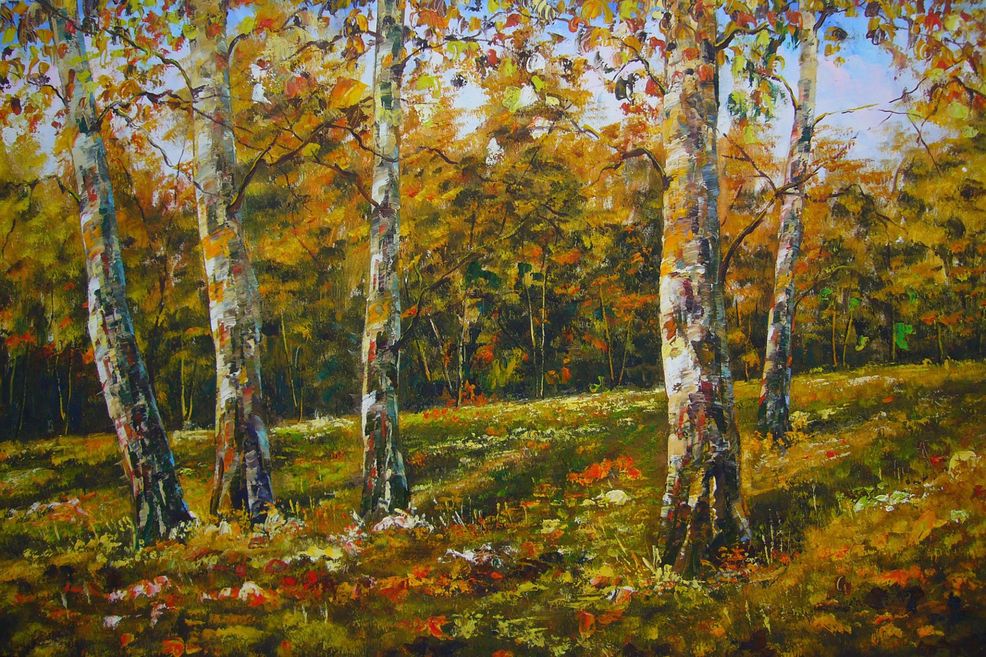 nature art peinture peintures dessin dessins arbres automne