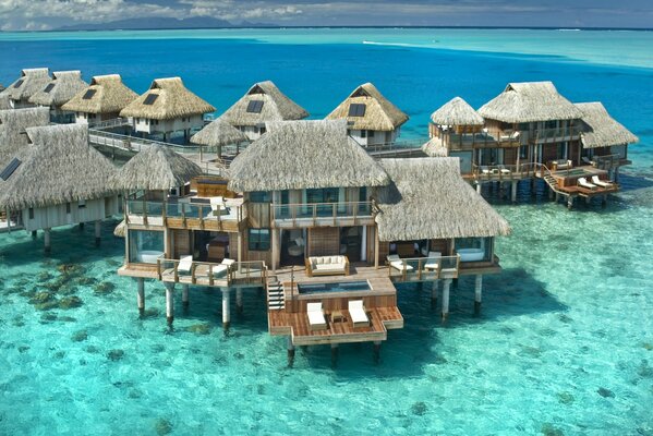 Präsidentensuite am Meer in Bora Bora