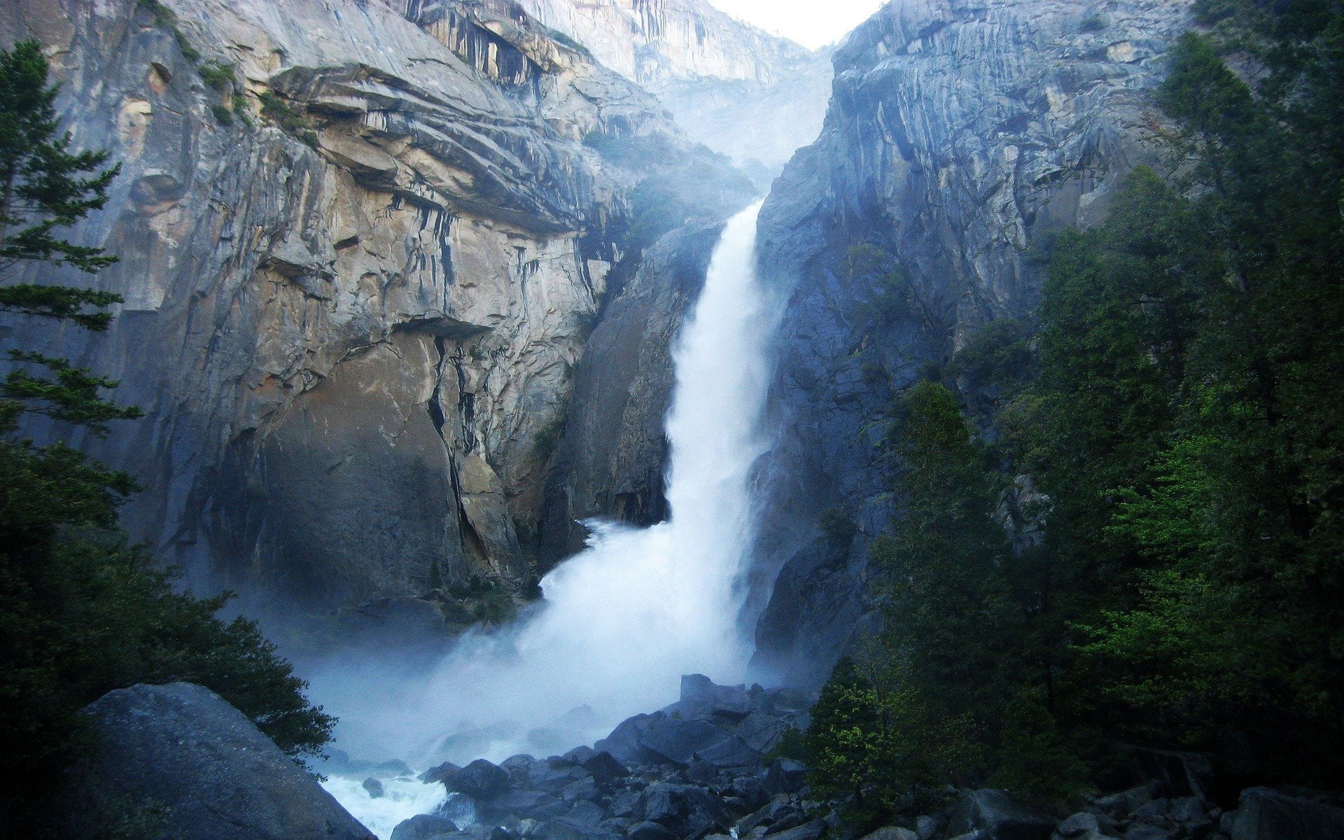 fire falls parco nazionale di yosemite california