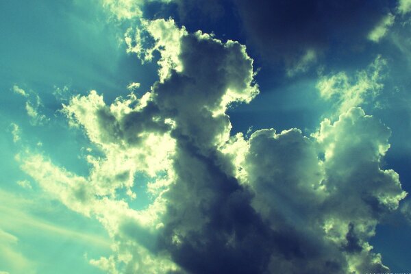 Foto von ungewöhnlichen Wolken am Himmel