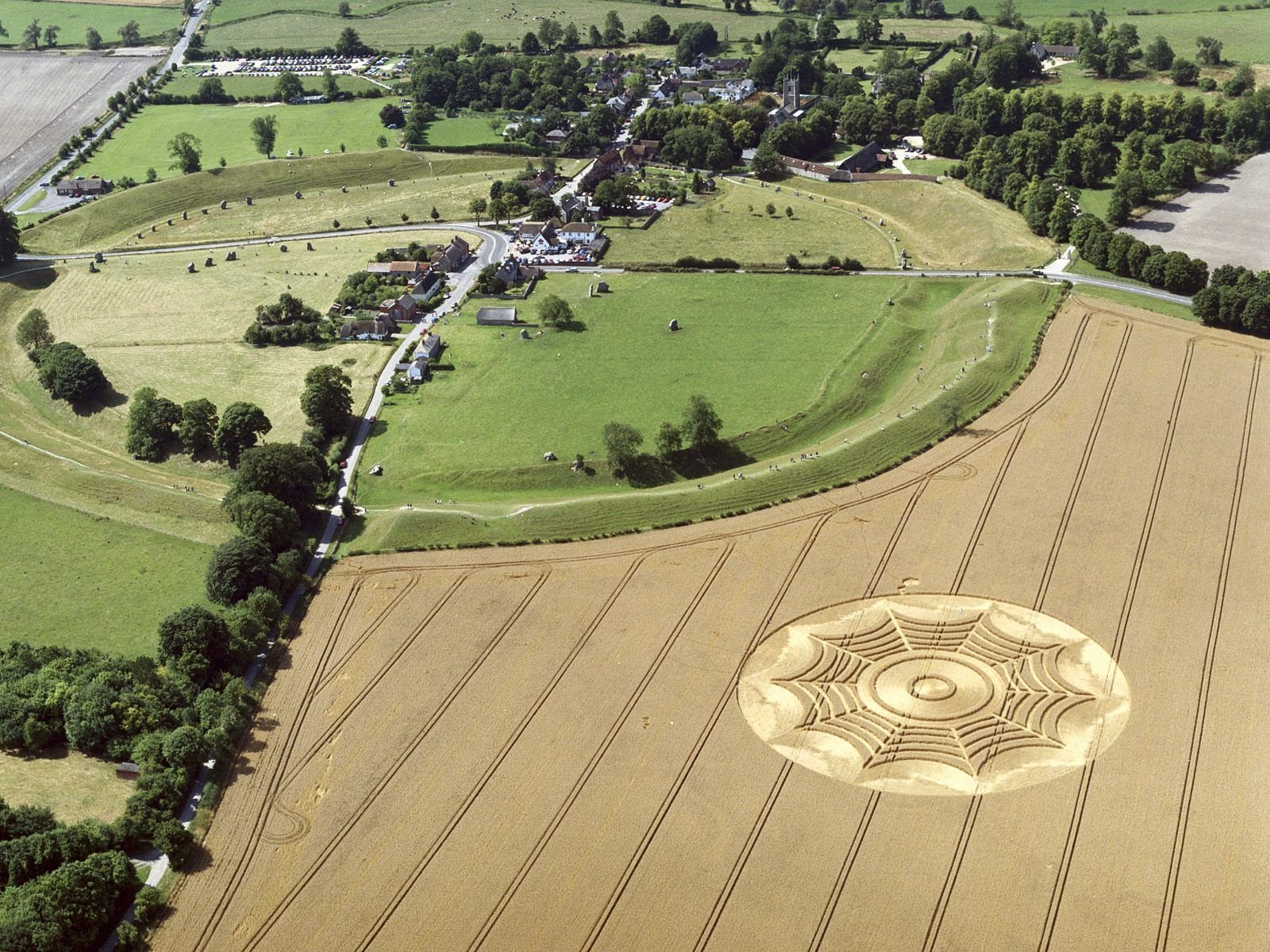 ovni champ crop circles nature