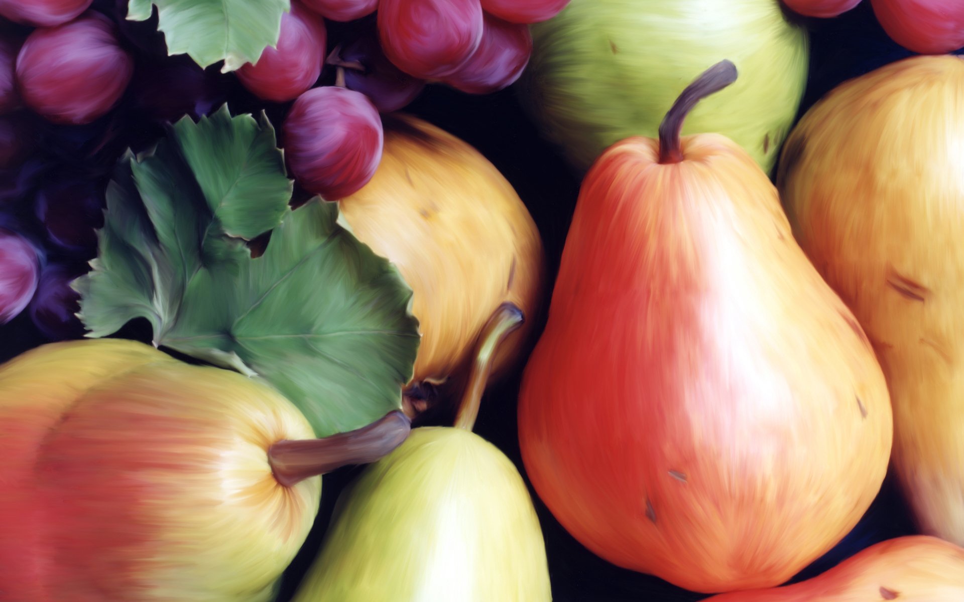 naturaleza muerta fruta pera