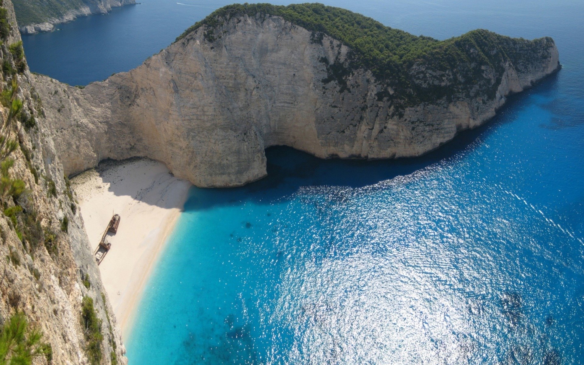 île océan bateau plage